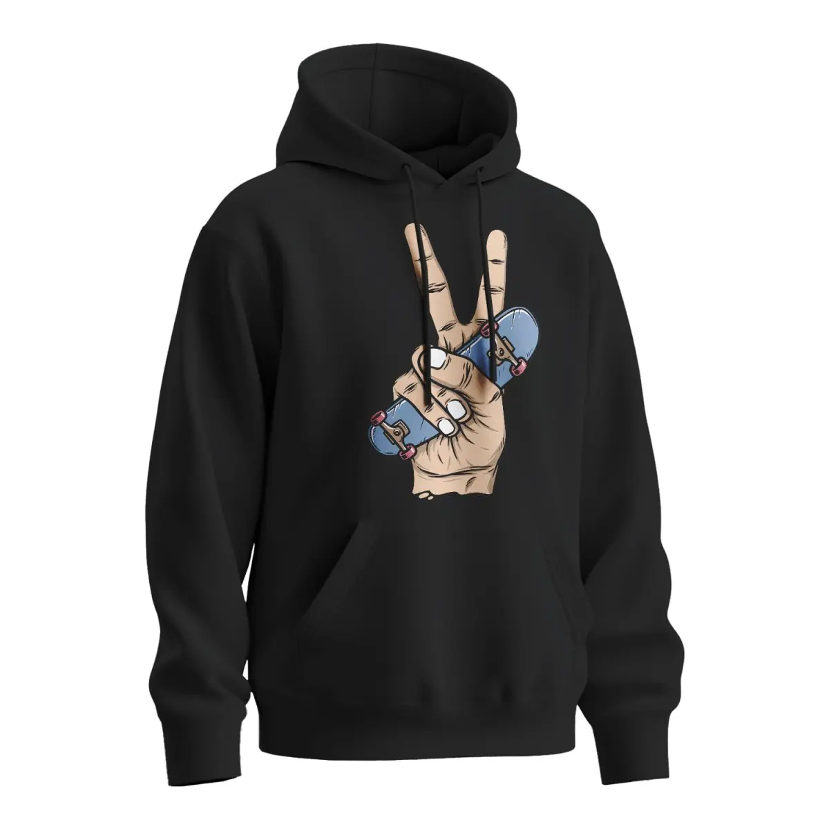 Mikina s potiskem Ride &amp; chill - černá 5XL