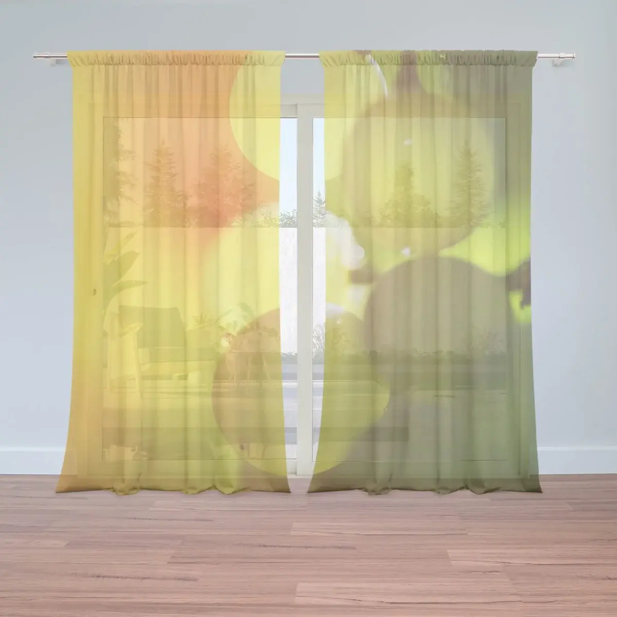 Záclony Hroznové víno: 2ks 150x250cm