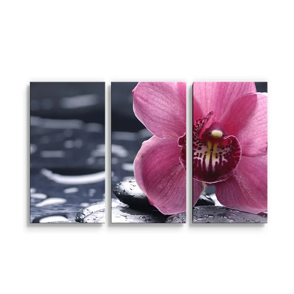 Obraz - 3-dílný Orchidej - 120x80 cm