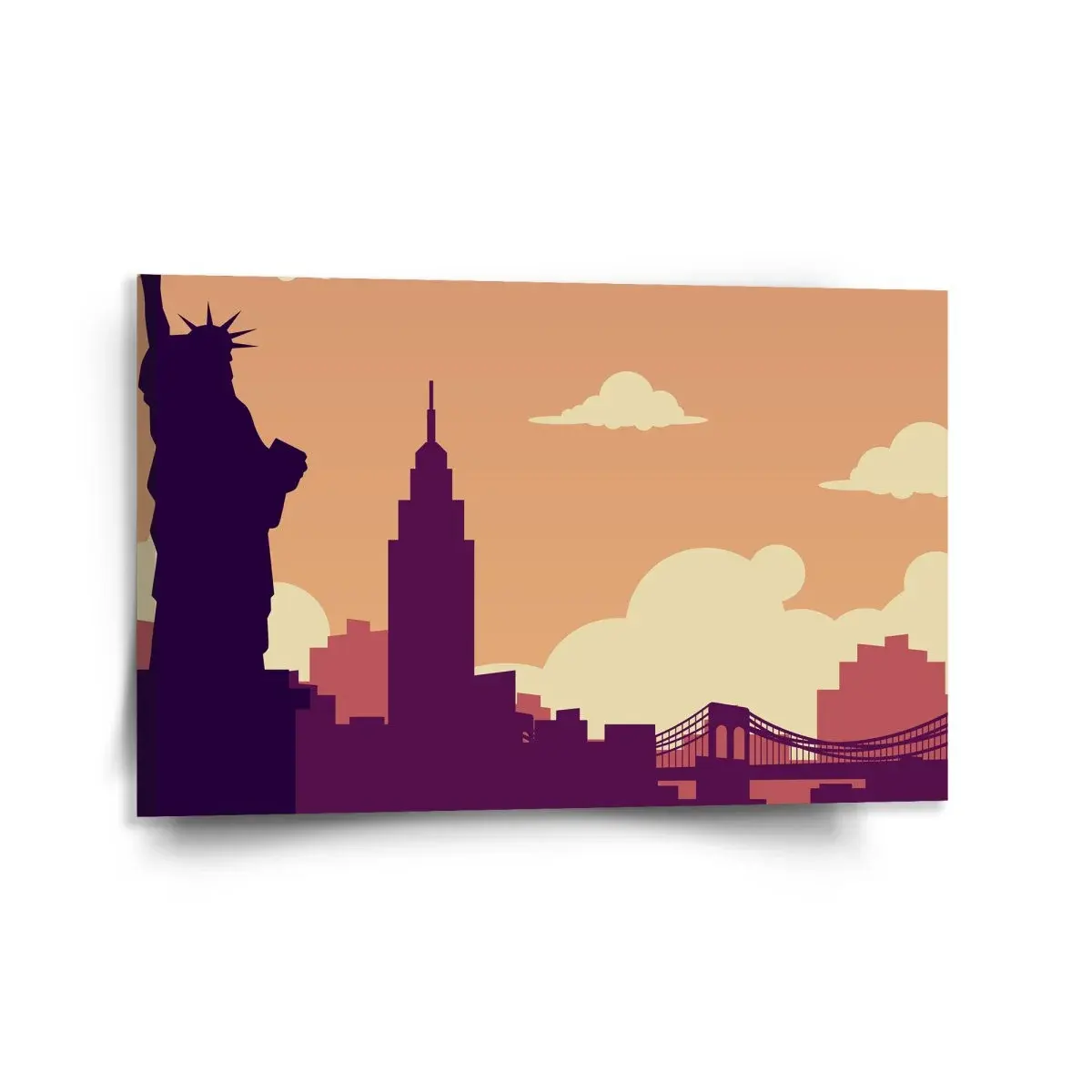 Obraz New York Socha svobody Art - 120x80 cm
