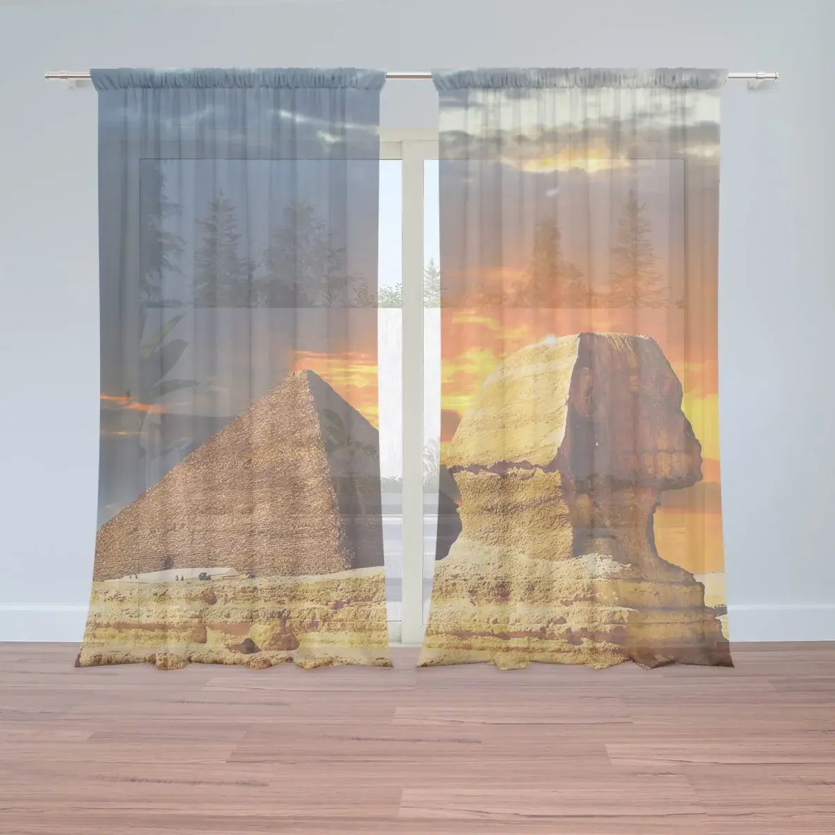 Záclony Pyramidy: 2ks 150x250cm