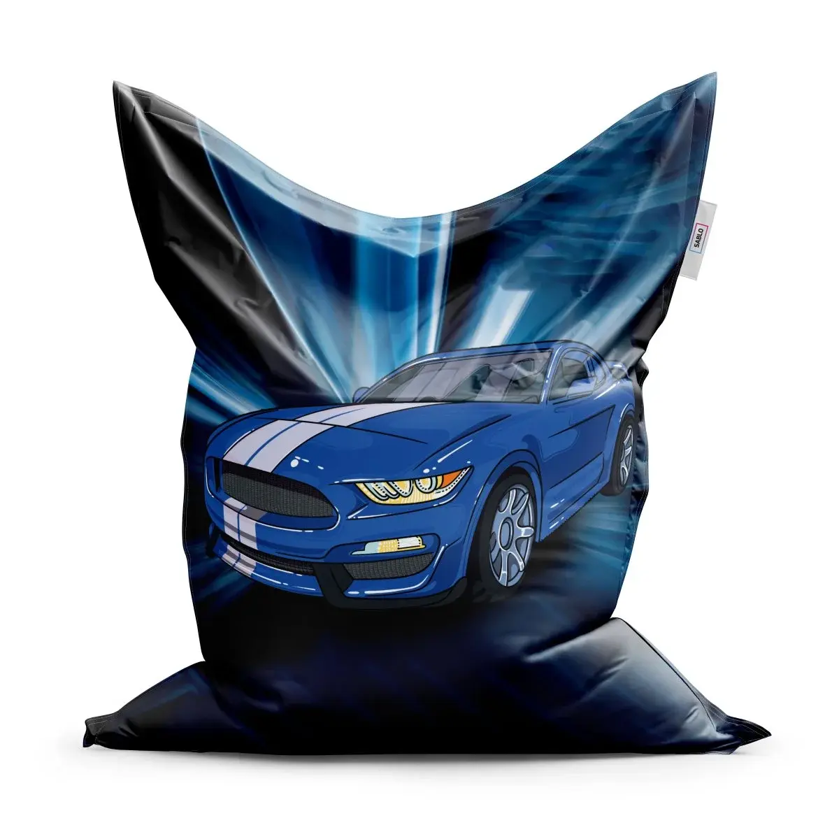 Sedací vak Mustang Modré pozadí - 200x140 cm