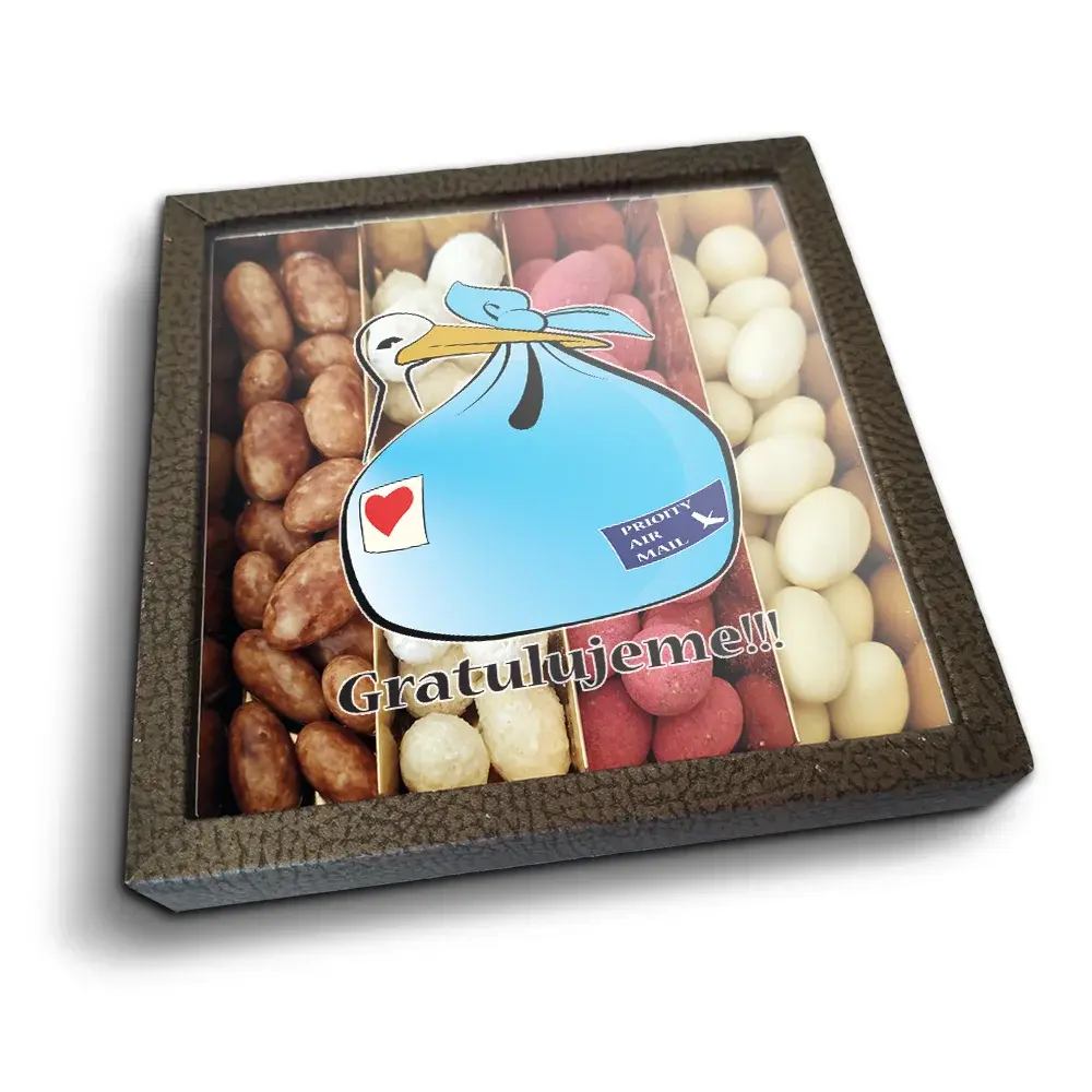 Mandle v čokoládě Gratulujeme!!! 2 - 4x 80g