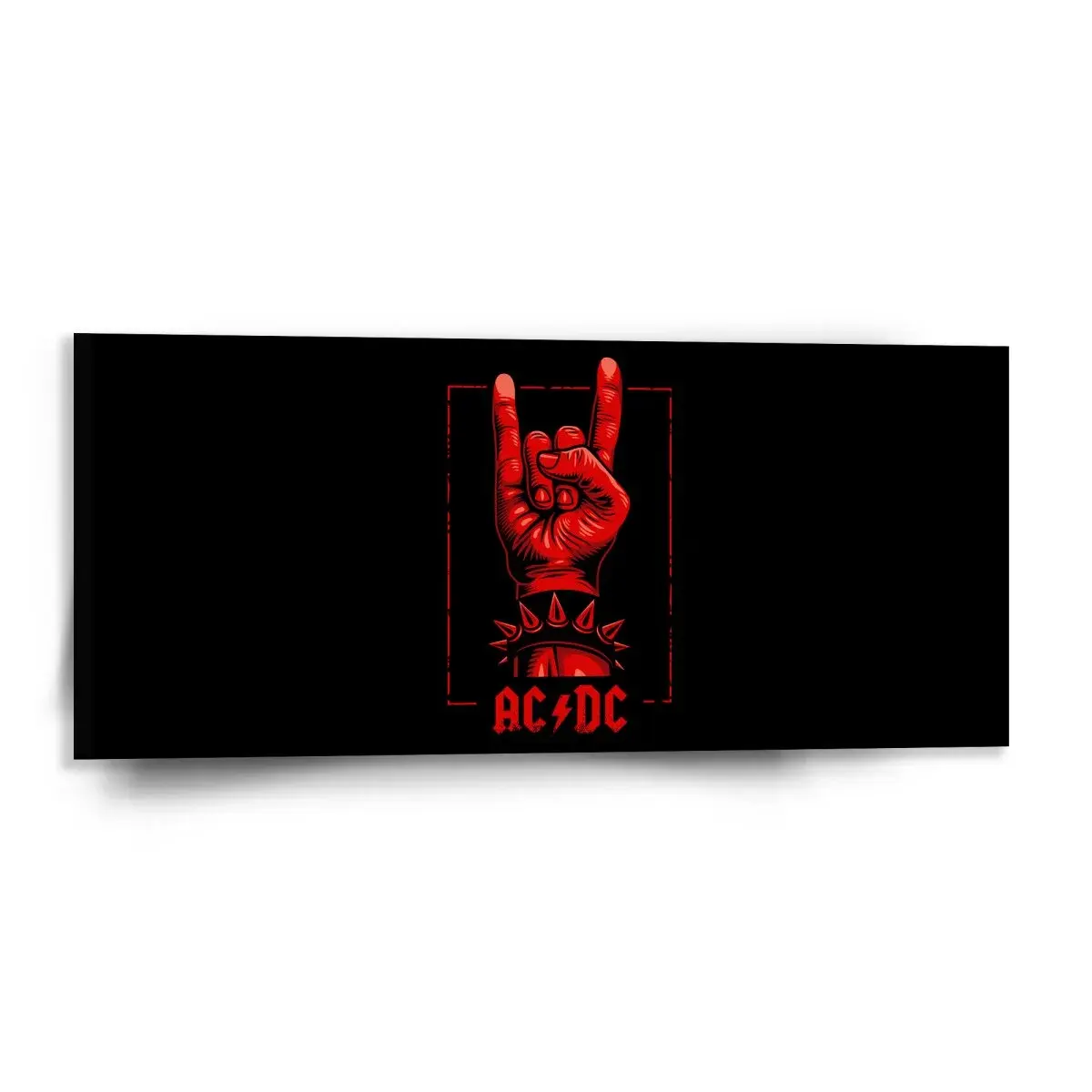 Obraz ACDC Červená ruka - 110x50 cm