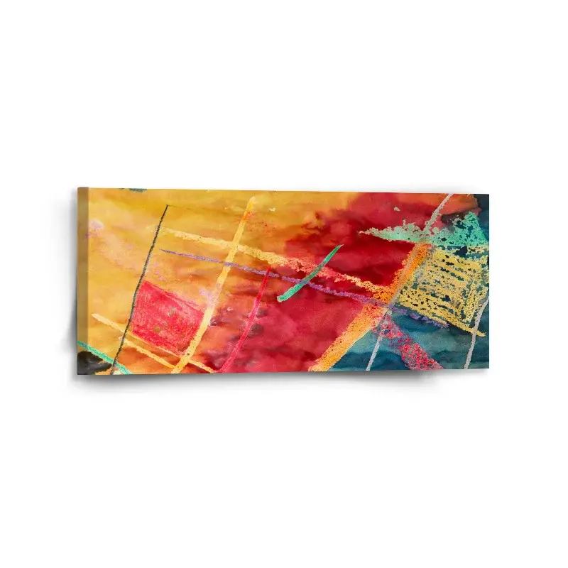 Obraz Barevné čáry - 110x50 cm