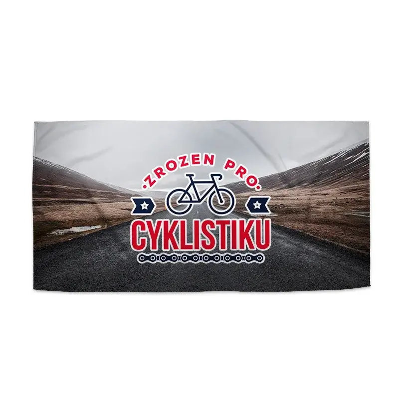 Ručník Zrozen pro cyklistiku - 30x50 cm