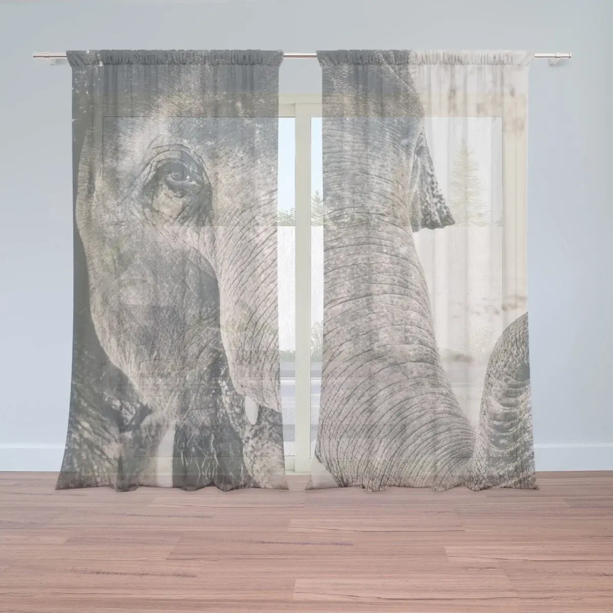 Záclony Slon: 2ks 150x250cm