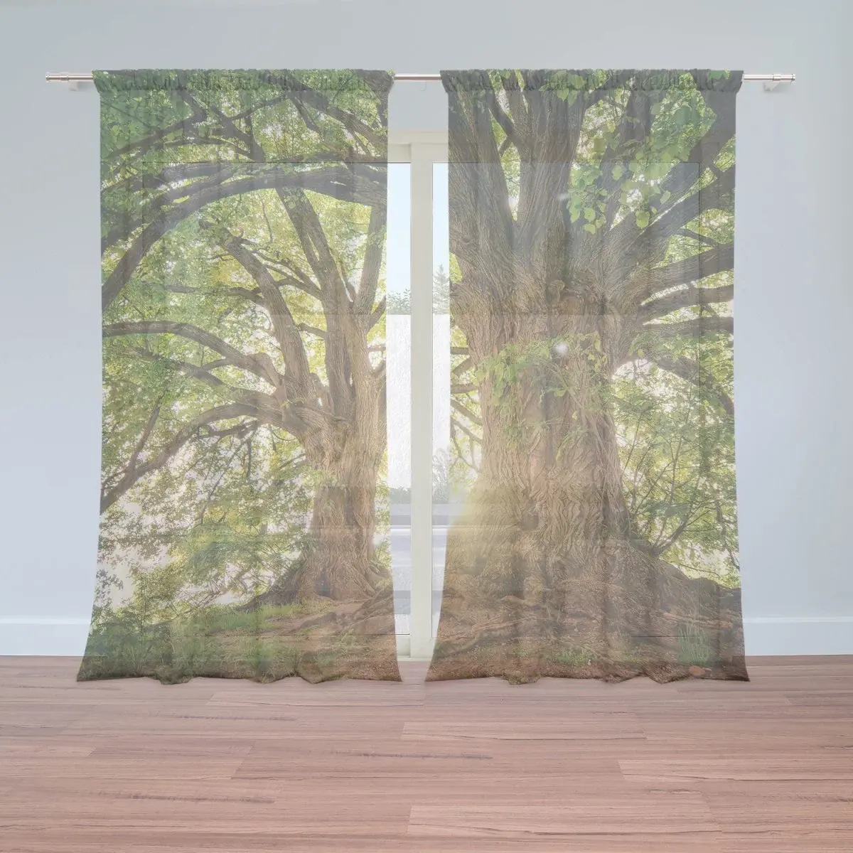 Záclony Stromy: 2ks 150x250cm