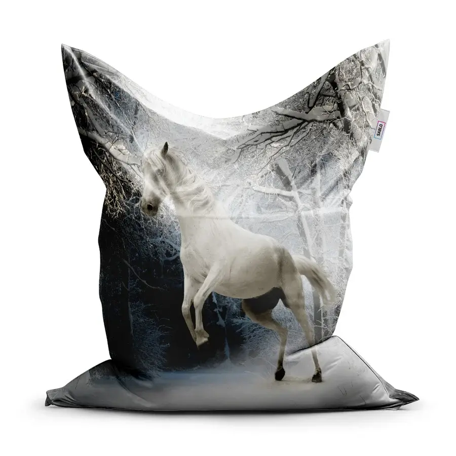 Sedací vak Classic Bílý kůň - 200x140 cm