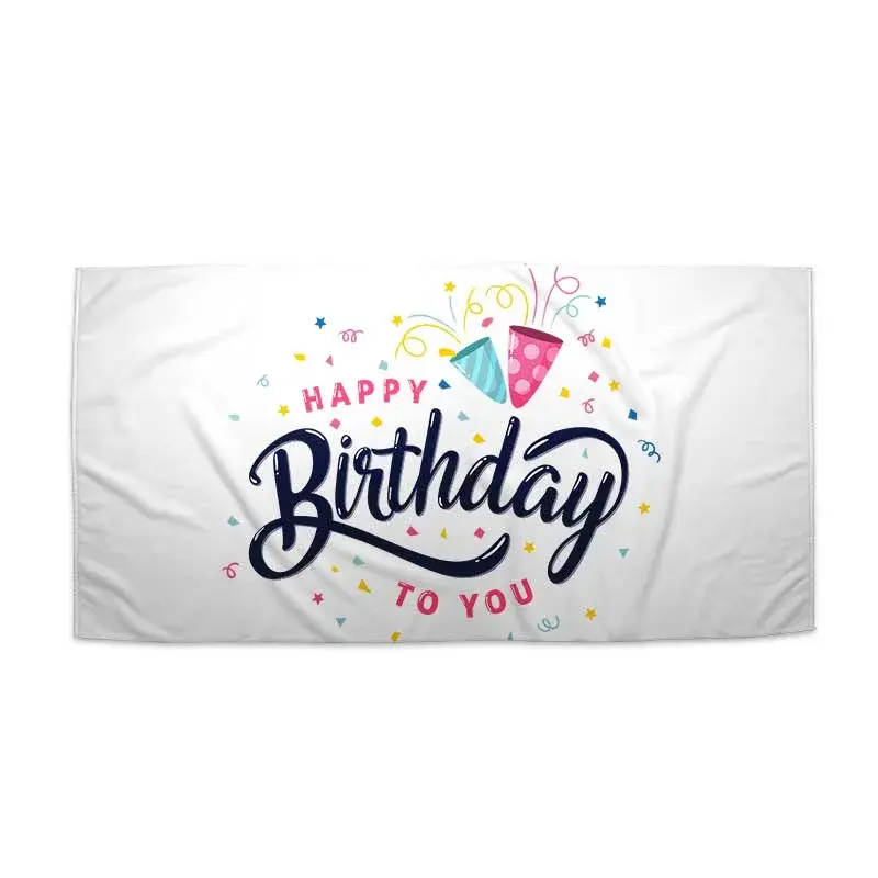 Ručník Happy birthday to you 2 - 50x100 cm