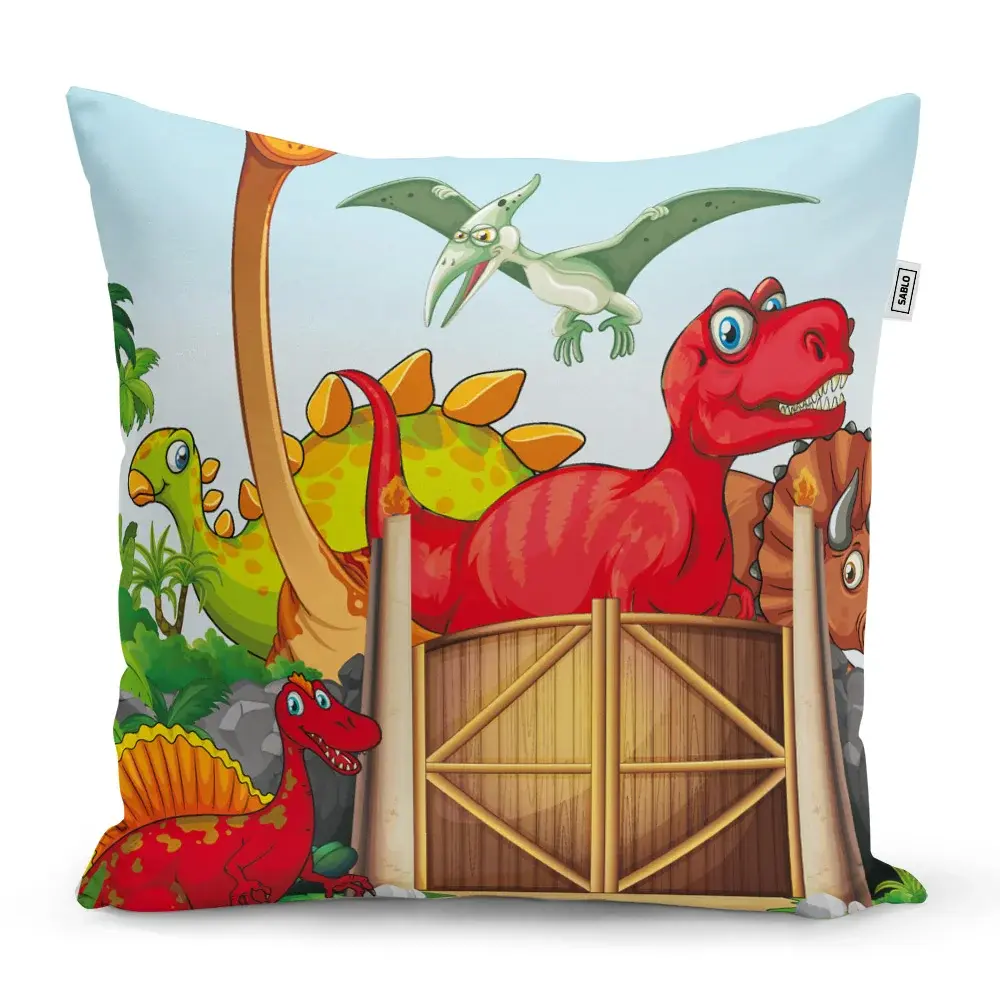 Polštář Dinosauři 4 - 50x50 cm