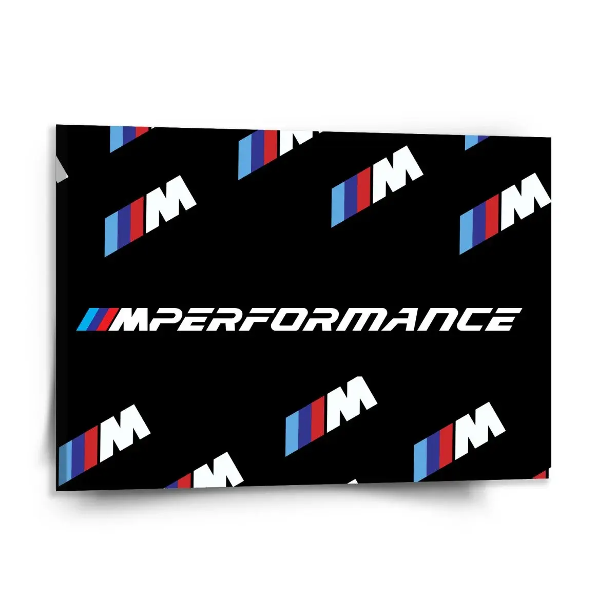 Obraz MPERFORMANCE černý vzor - 150x110 cm