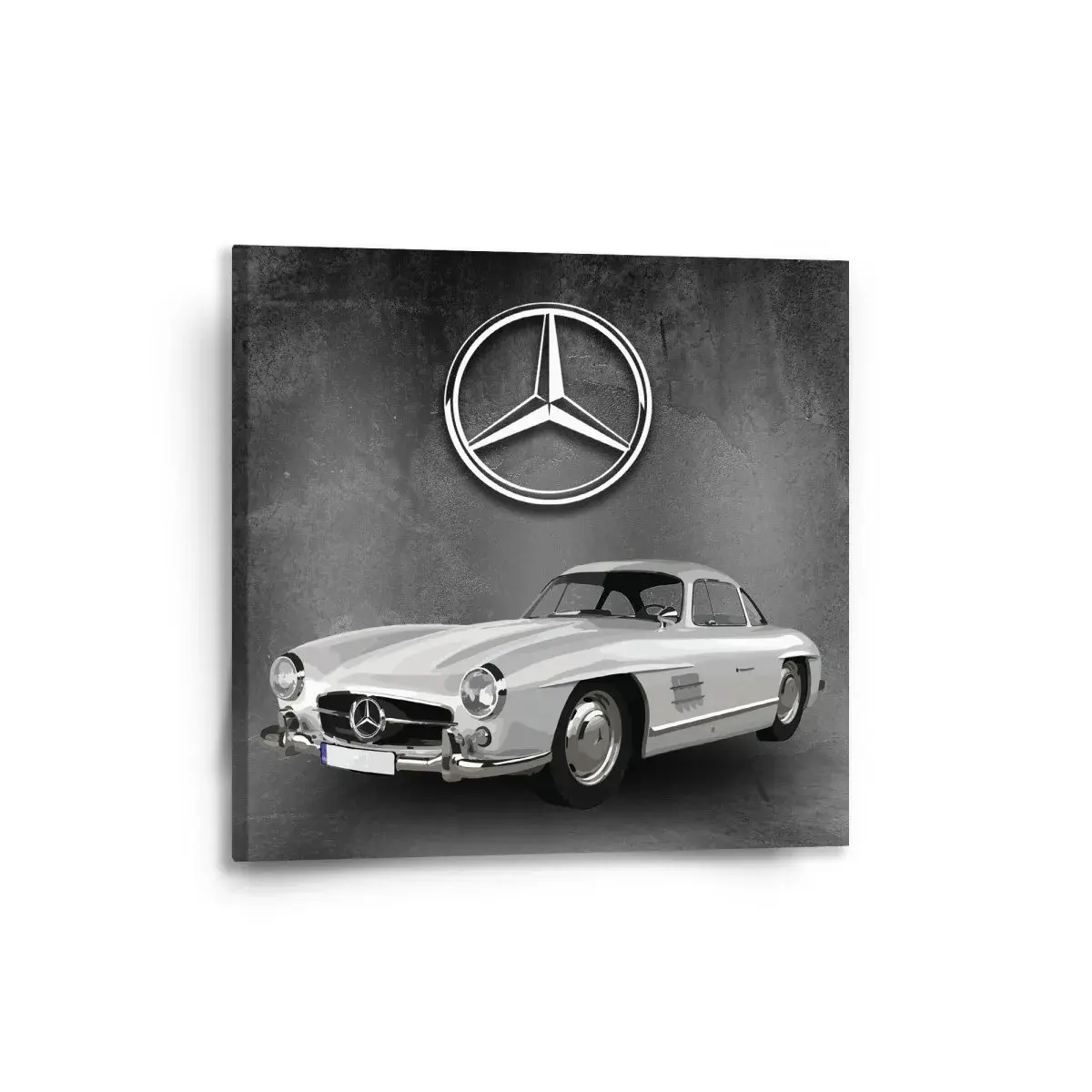 Obraz Mercedes-Benz 300 SL Šedé pozadí - 50x50 cm