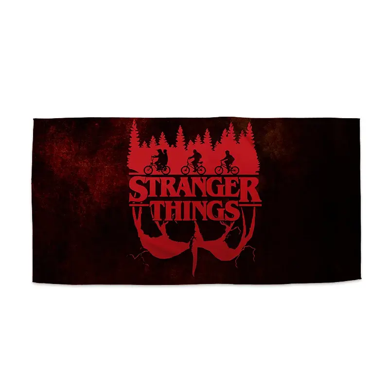 Ručník Stranger Things Red - 70x140 cm