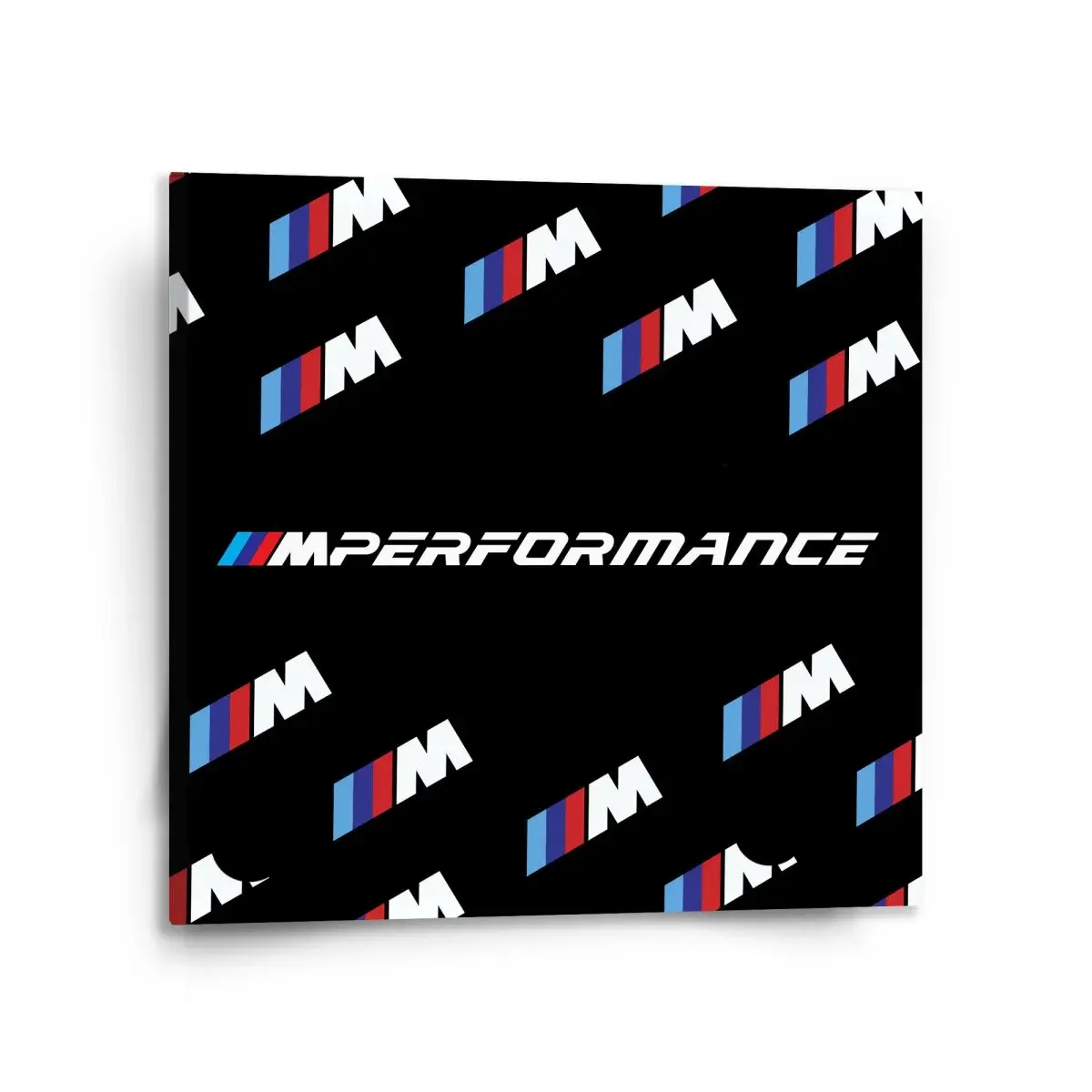Obraz MPERFORMANCE černý vzor - 110x110 cm