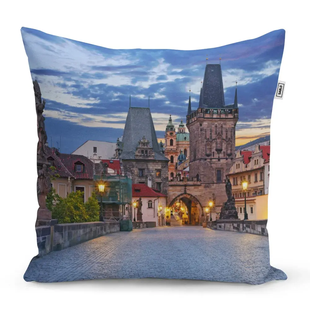 Polštář Karlův most - 50x50 cm
