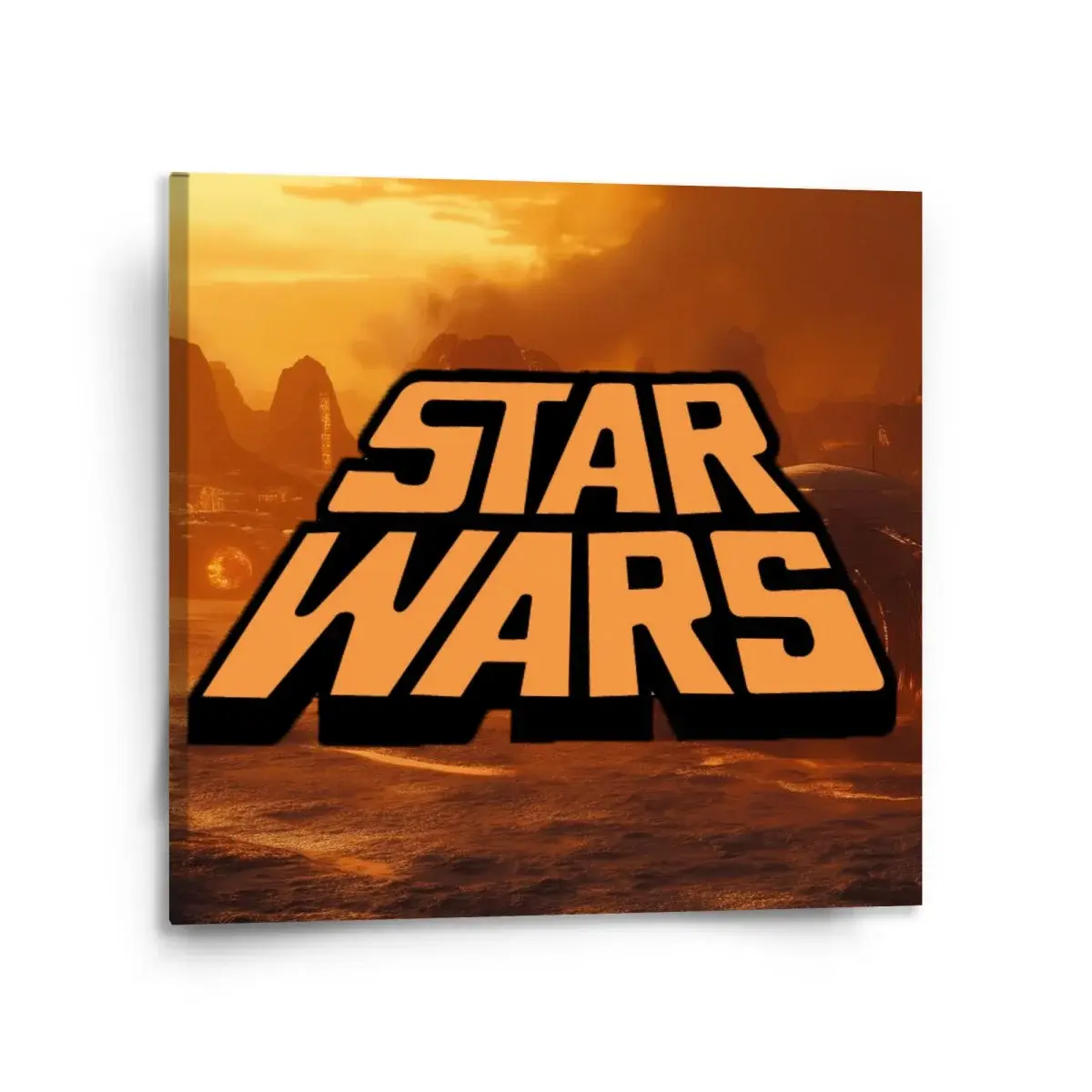 Obraz Star Wars Lávová planeta - 110x110 cm
