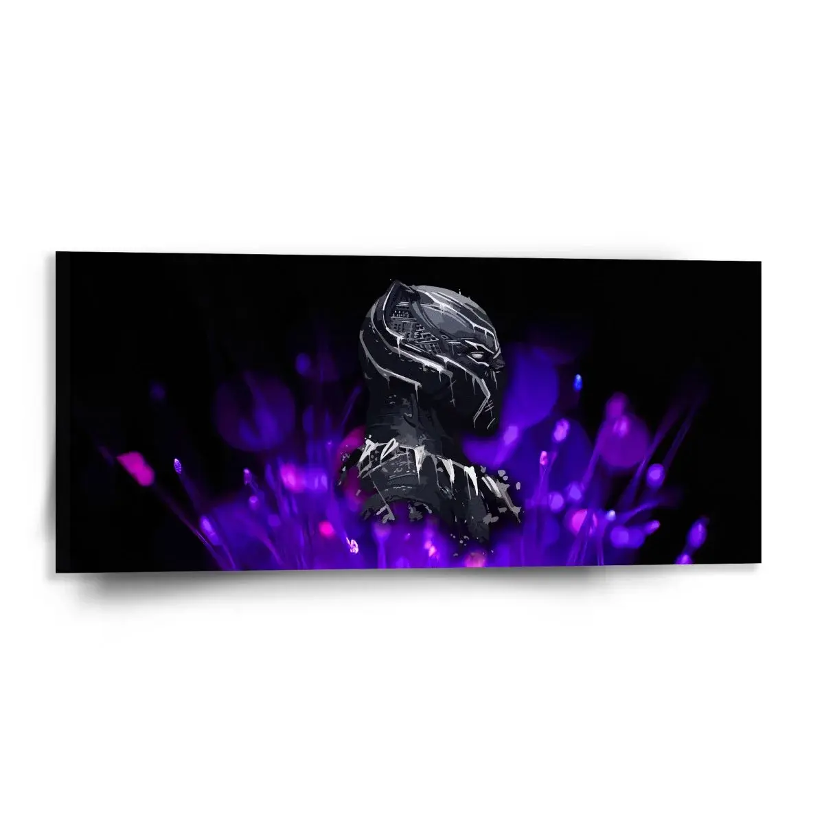 Obraz BLACK PANTHER Fialová luminescence - 110x50 cm