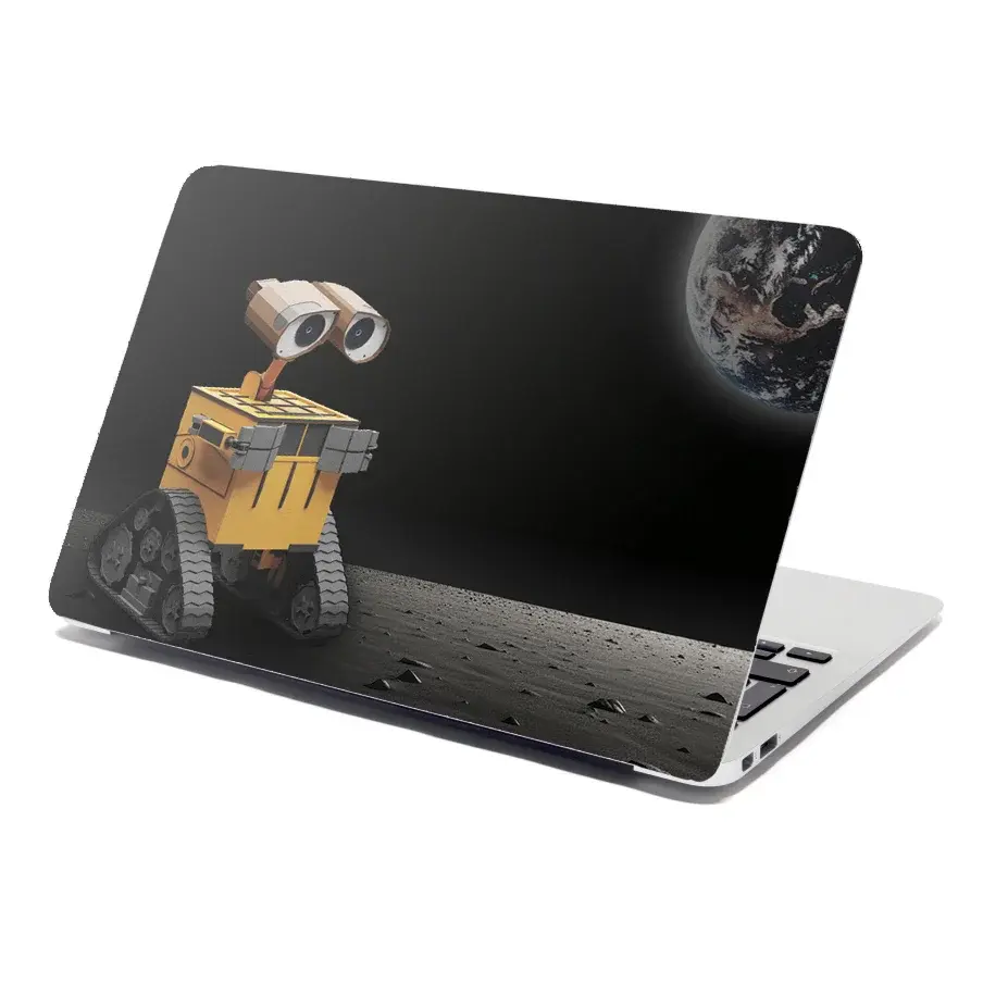 Samolepka na notebook Wall-E robot Měsíc - 29x20 cm