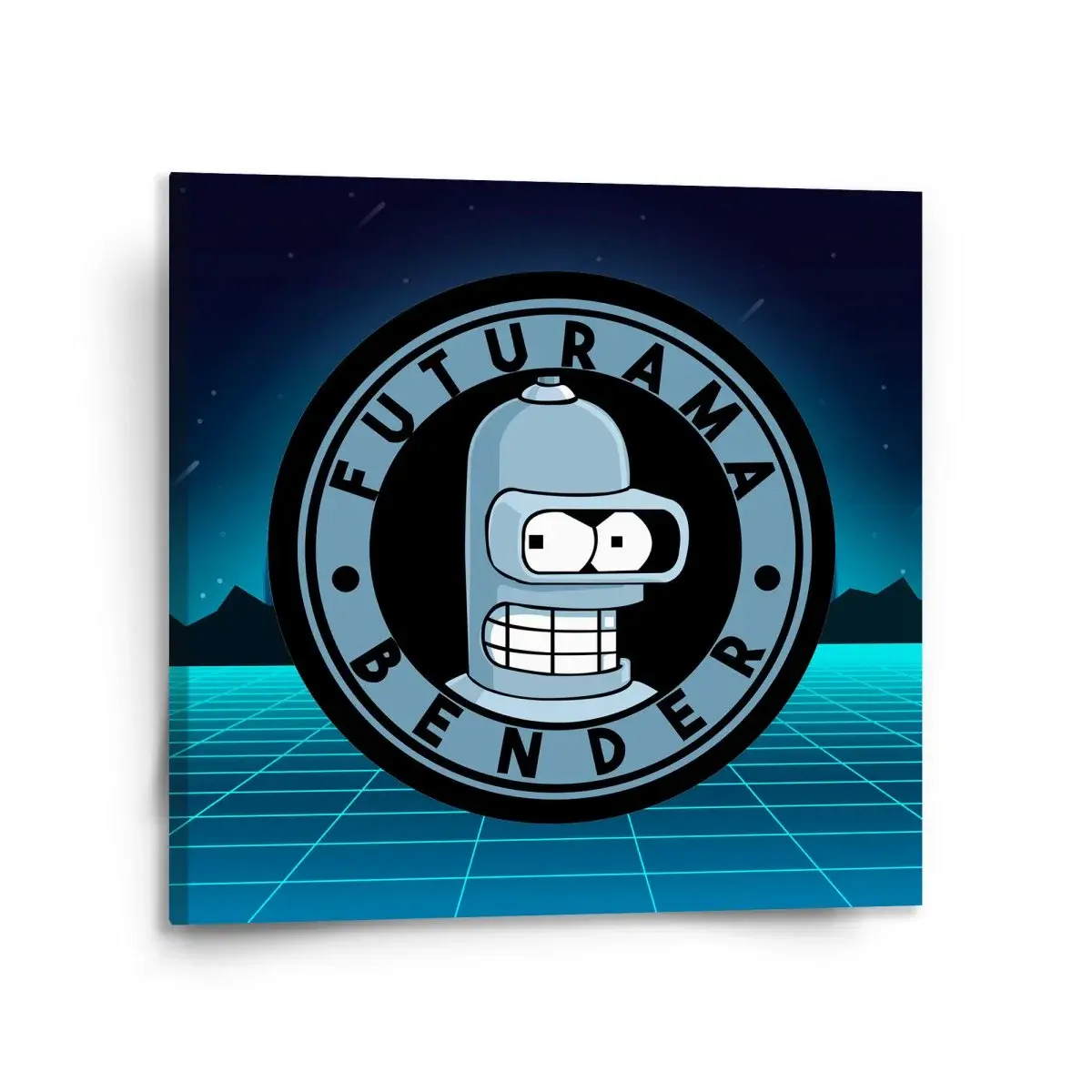 Obraz Futurama Bender Čtvrtá dimenze - 110x110 cm