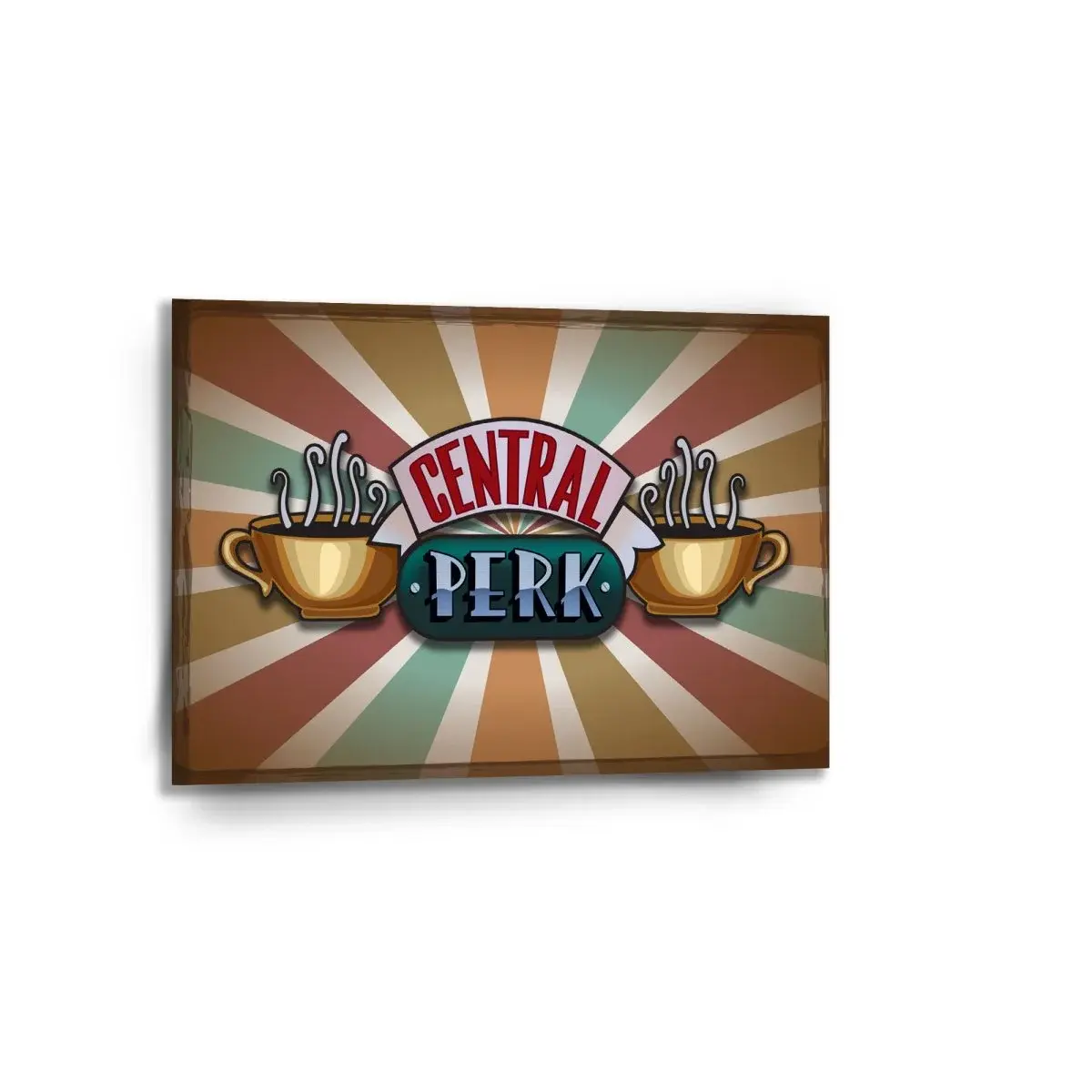 Obraz Seriál přátelé CENTRAL PERK Abstrakce - 90x60 cm