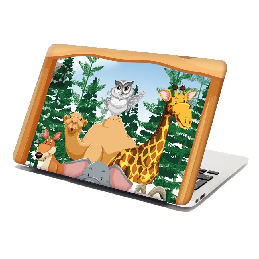 Samolepka na notebook Zoo - 29x20 cm