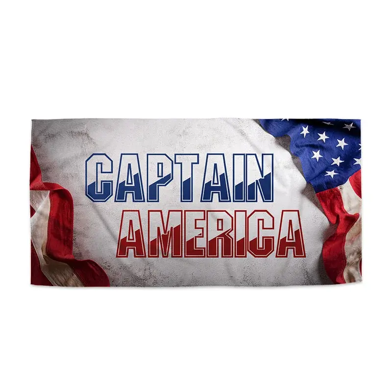 Ručník Kapitán Amerika Vlajka - 70x140 cm