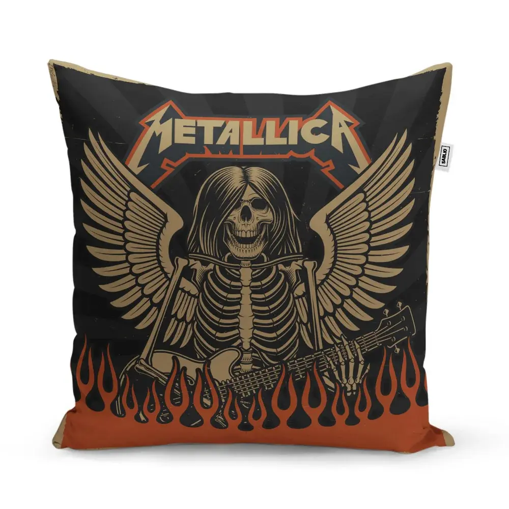 Polštář METALLICA Padlý anděl - 40x40 cm