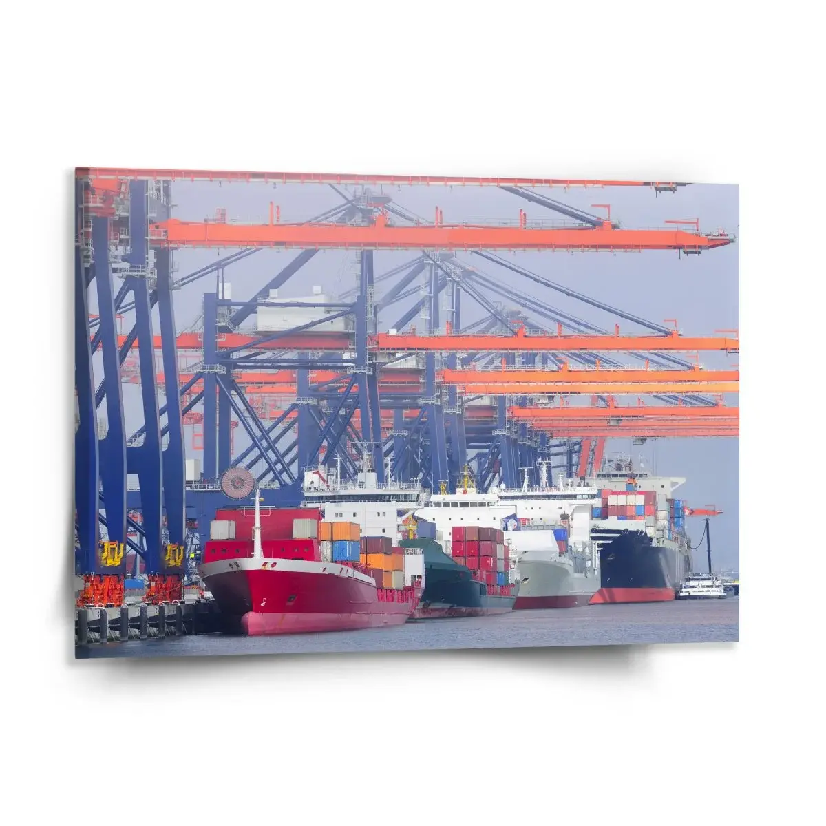 Obraz Lodě v přístavu - 150x110 cm