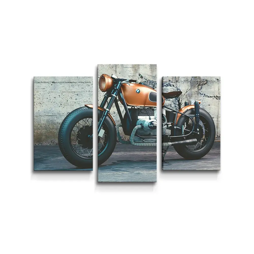 Obraz - 3-dílný Motorka - 75x50 cm