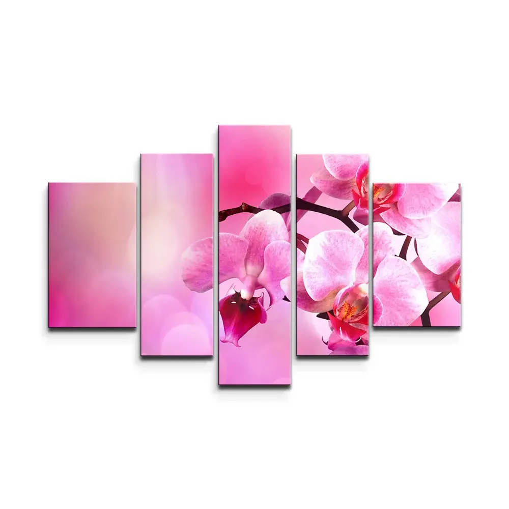 Obraz - 3-dílný Květy orchideje - 120x80 cm