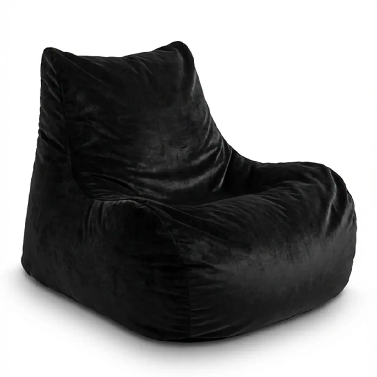 Sedací vak Bean SOFTY - Midnight Black - 100 x 90 x 45 cm