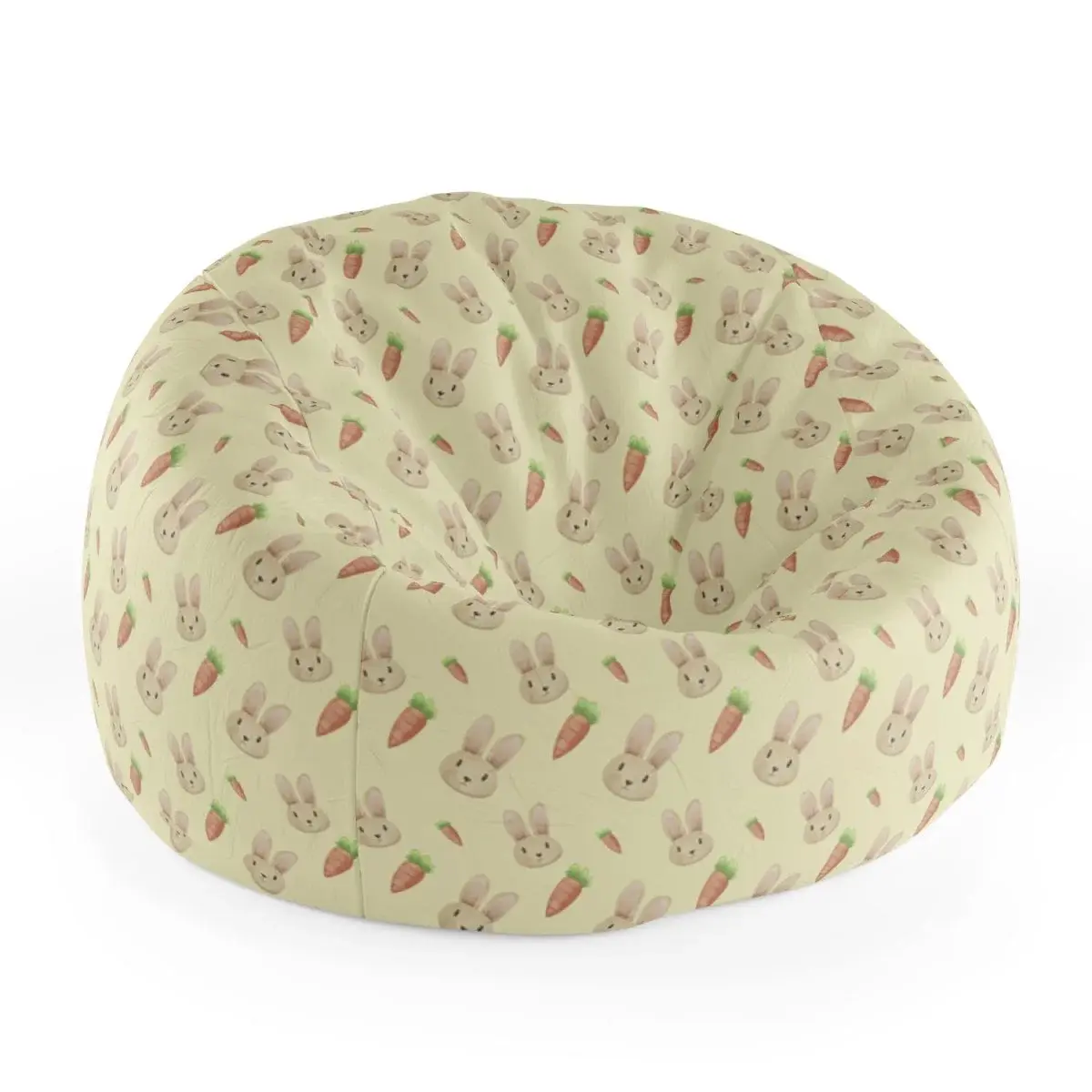 Sedací vak Cocoon Zajíček s mrkví - 75 x 45 x 35 cm