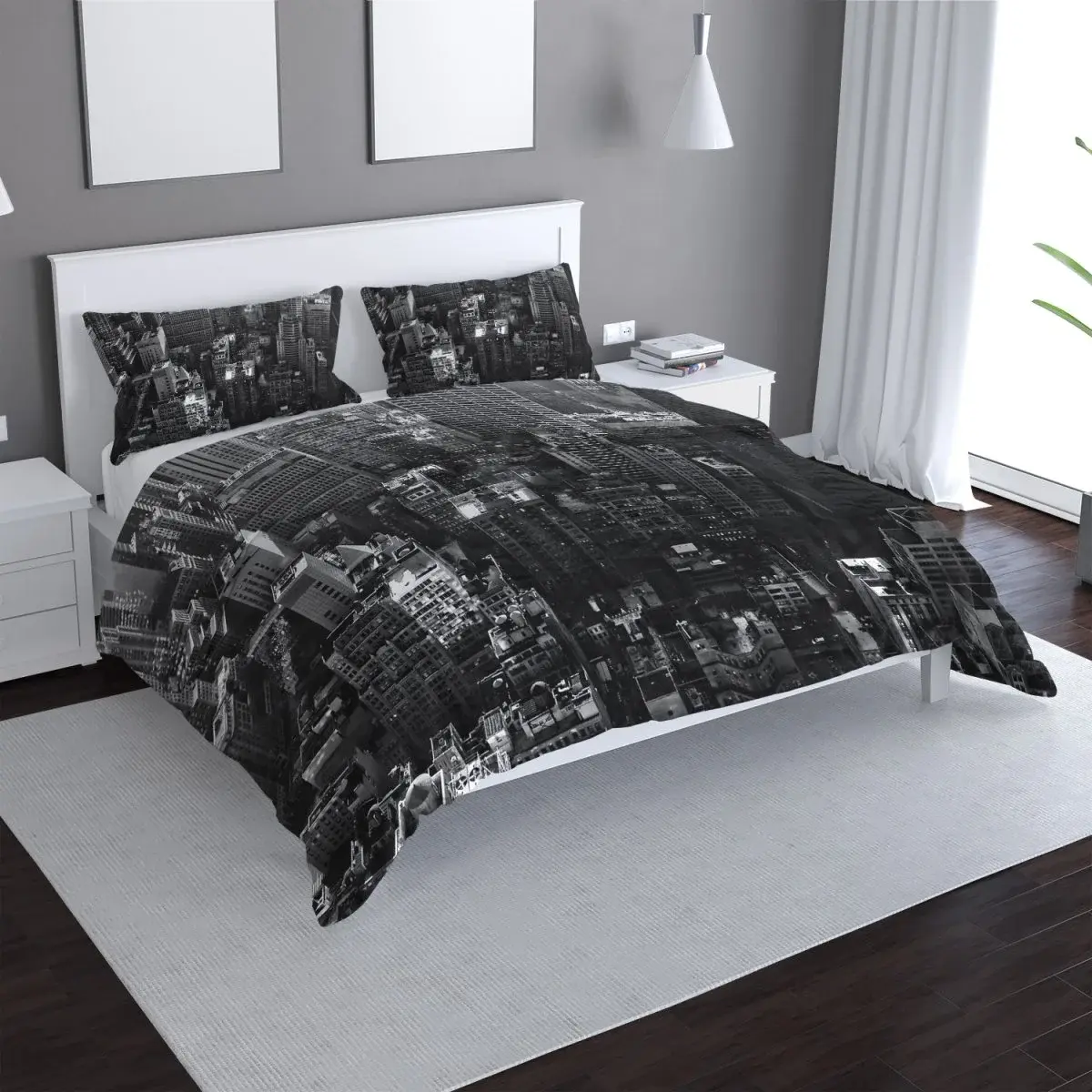 Povlečení Mrakodrapy 3 - 140x220 / 90x70