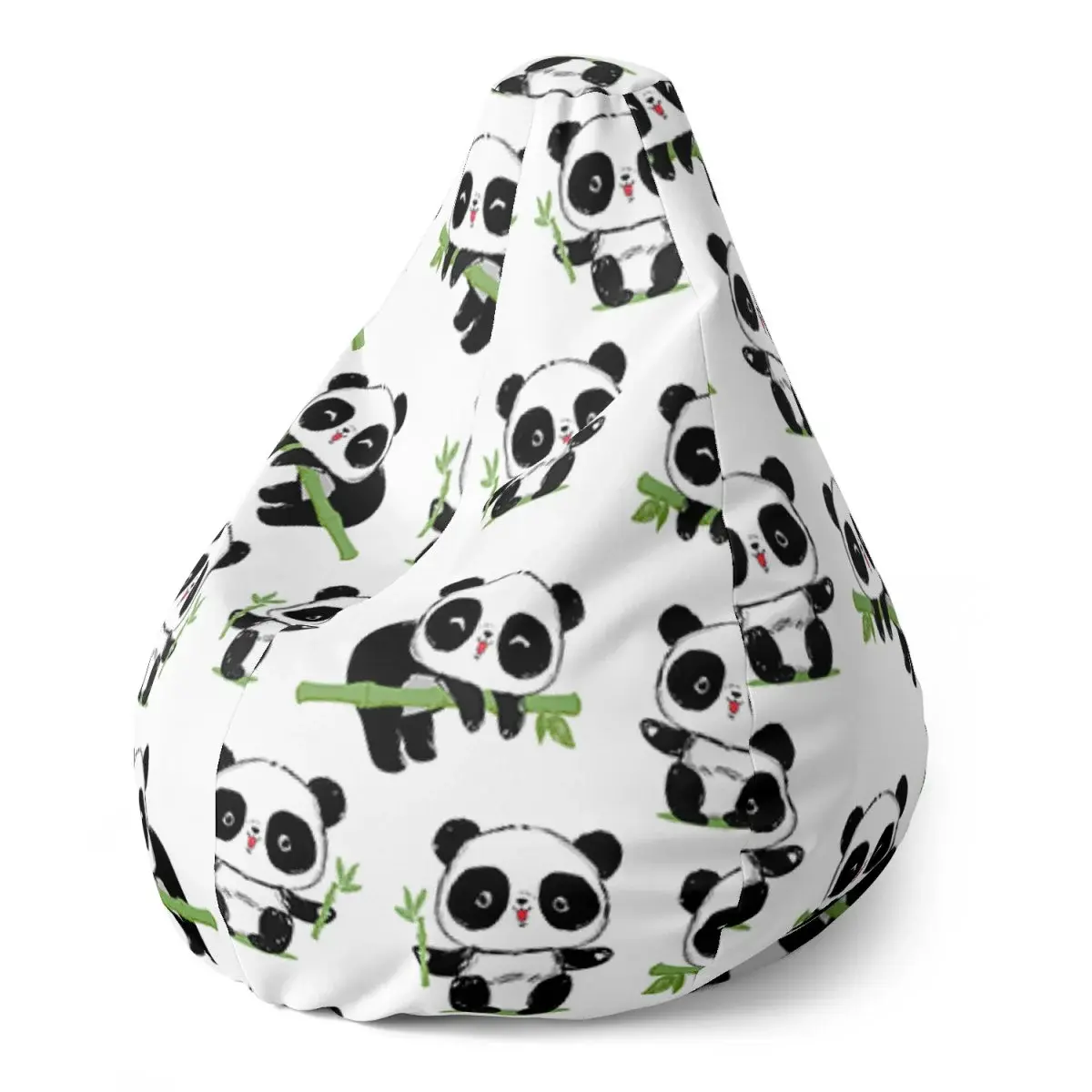 Sedací vak Pear Pandy s větvičkou - 70 x 95 x 15 cm