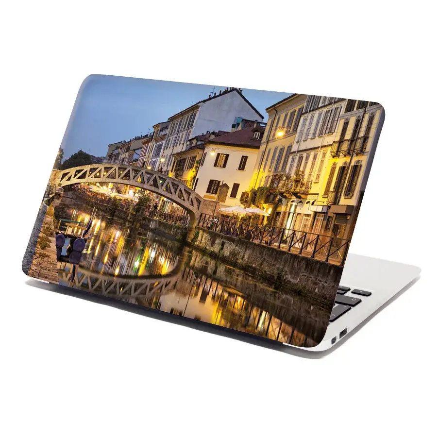 Samolepka na notebook Město - 29x20 cm