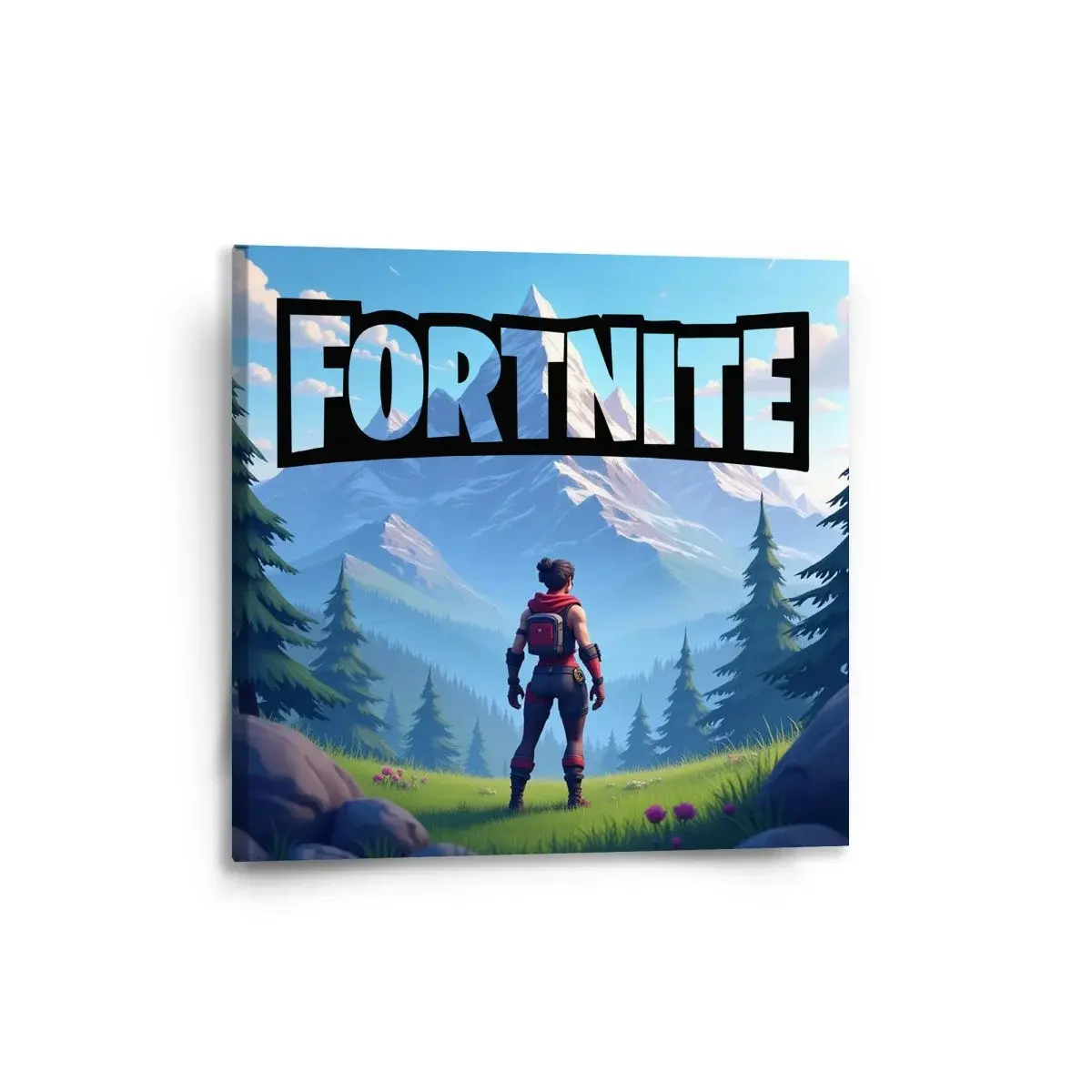 Obraz FORTNITE Horská krajina - 50x50 cm