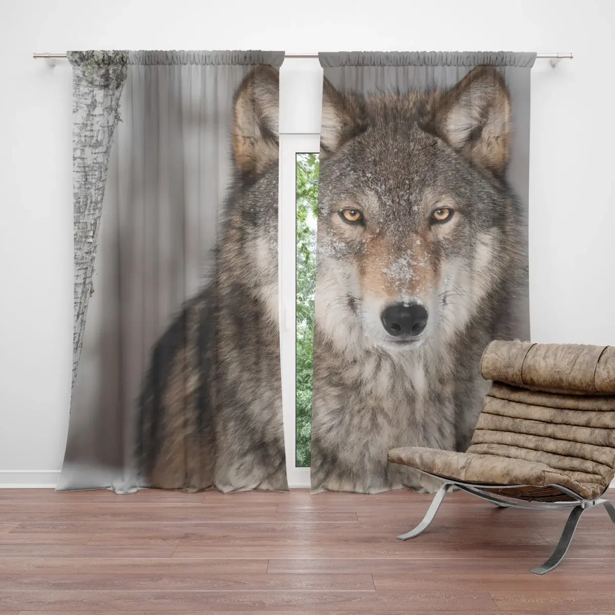 Závěs Vlk 2: 2ks 140x250cm