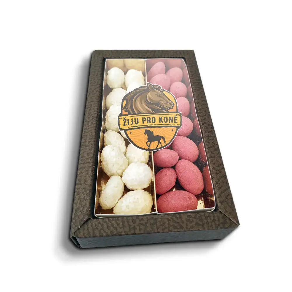 Mandle v čokoládě Žiju pro koně - 2x 80g
