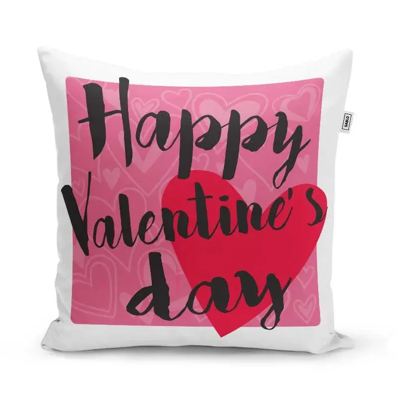 Polštář Happy Valentine’s day: 40x40 cm