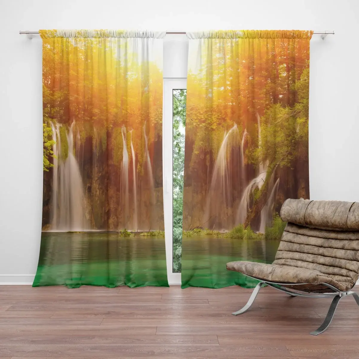 Závěs Vodopád: 2ks 140x250cm