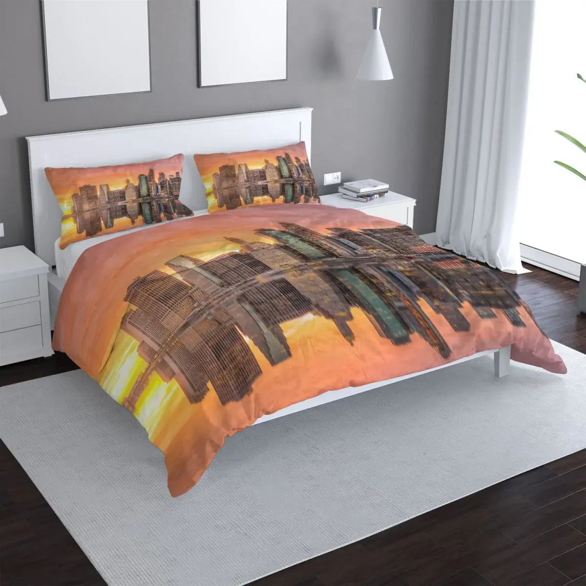 Povlečení New York Západ slunce - 140x200 / 90x70
