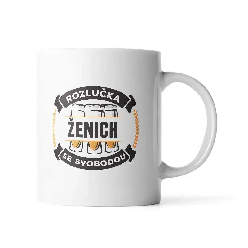 Hrnek Rozlučka se svobodou ženicha - 330 ml - standard