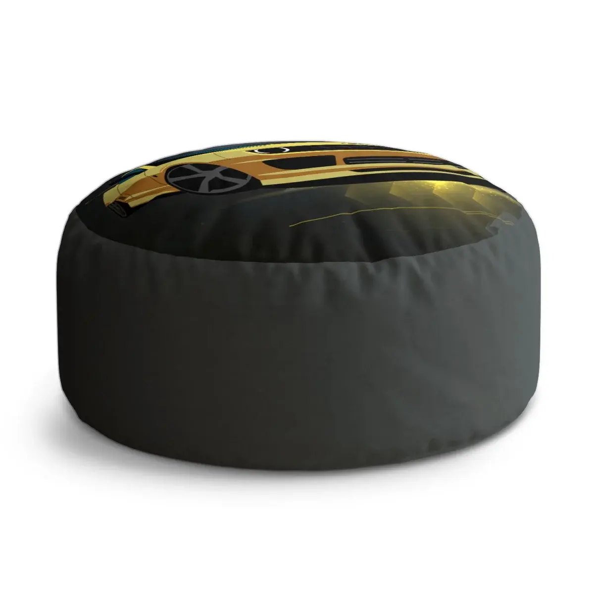Taburet Circle Chevrolet Camaro Pruhy: 38x48 cm