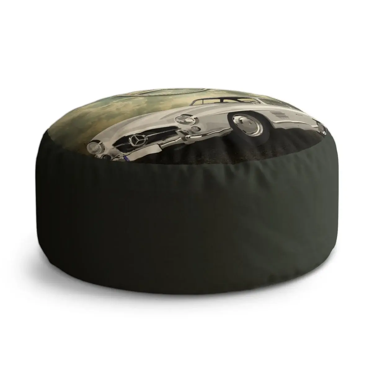 Taburet Circle Mercedes-Benz 300 SL Na silnici: 38x48 cm