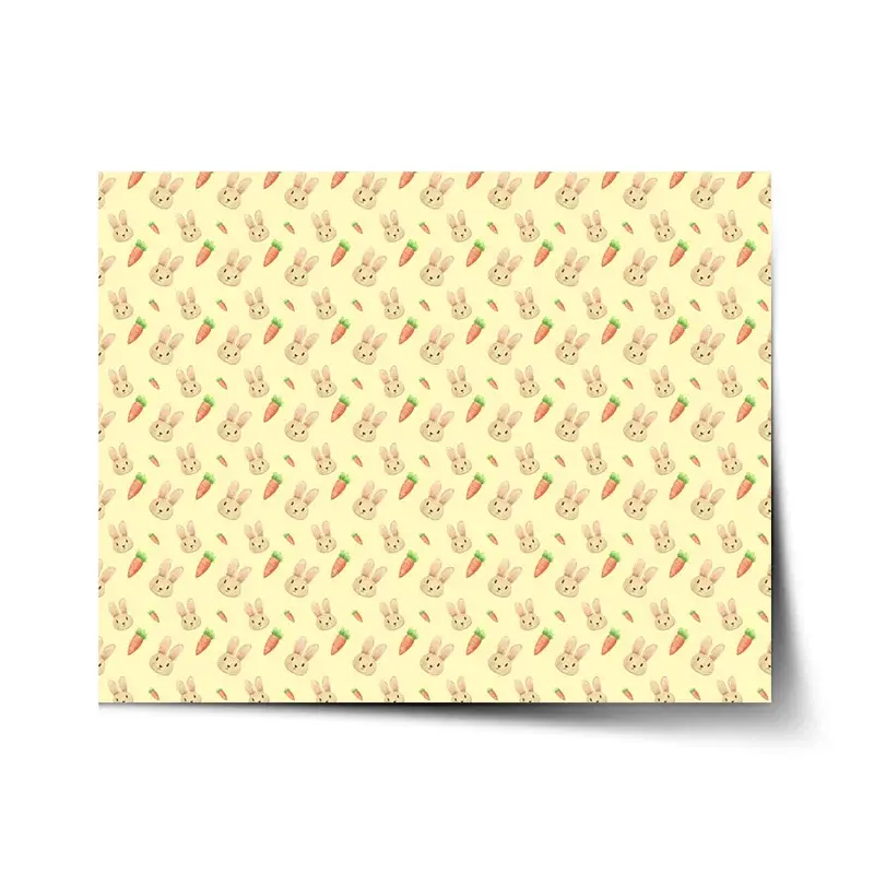 Plakát Zajíček s mrkví - 90x60 cm