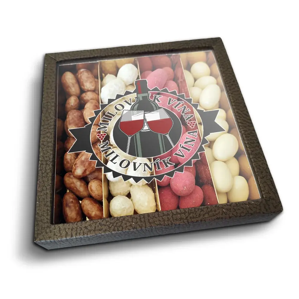 Mandle v čokoládě Milovník vína - 4x 80g