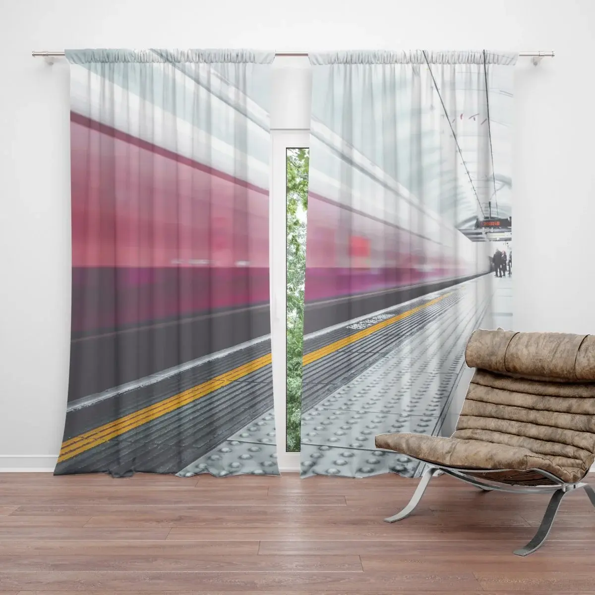 Závěs Metro 2: 2ks 140x250cm