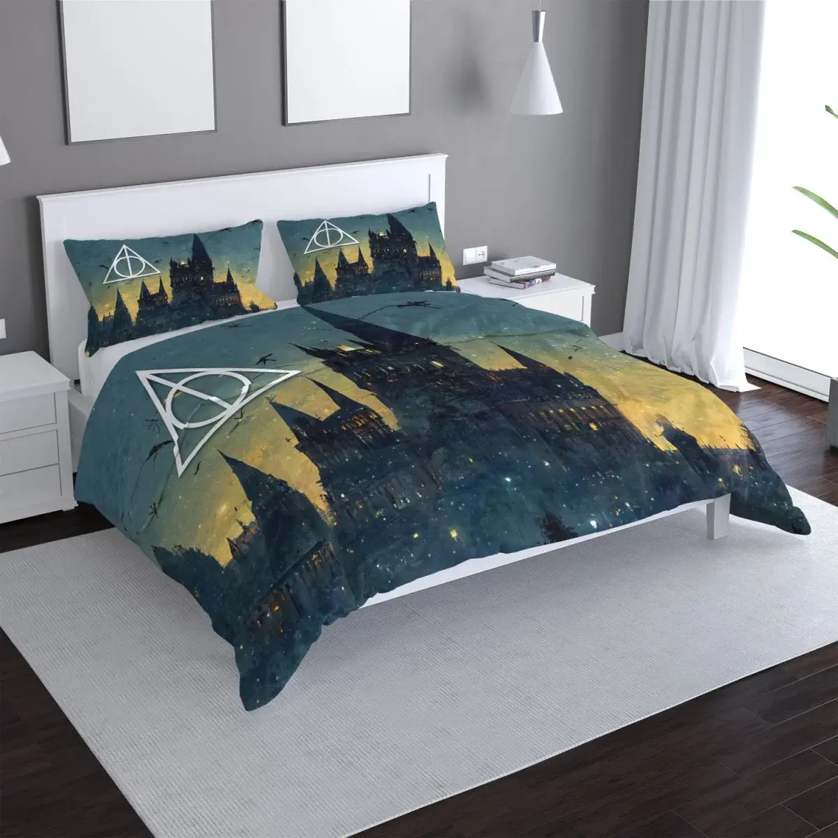 Povlečení Noční Bradavice - 140x220 / 90x70