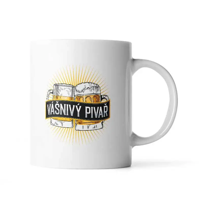 Hrnek Vášnivý pivař - 200 ml - espresso